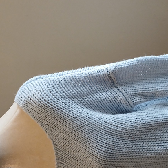 Lovers + Friends Blue‎ chunky crop sweater size Small - Picture 9 of 10